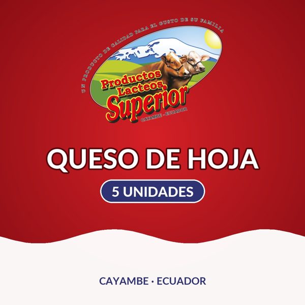 Queso de hoja (5 unidades)