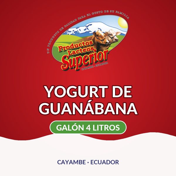 Yogurt de guanabana Galón